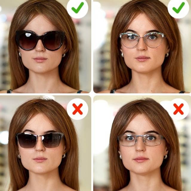 kare yüzler için gözlük seçimi